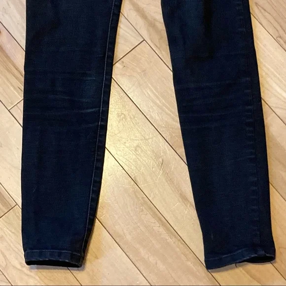 Everlane High Rise black skinny jeans size 25 ankle length - Picture 9 of 11
